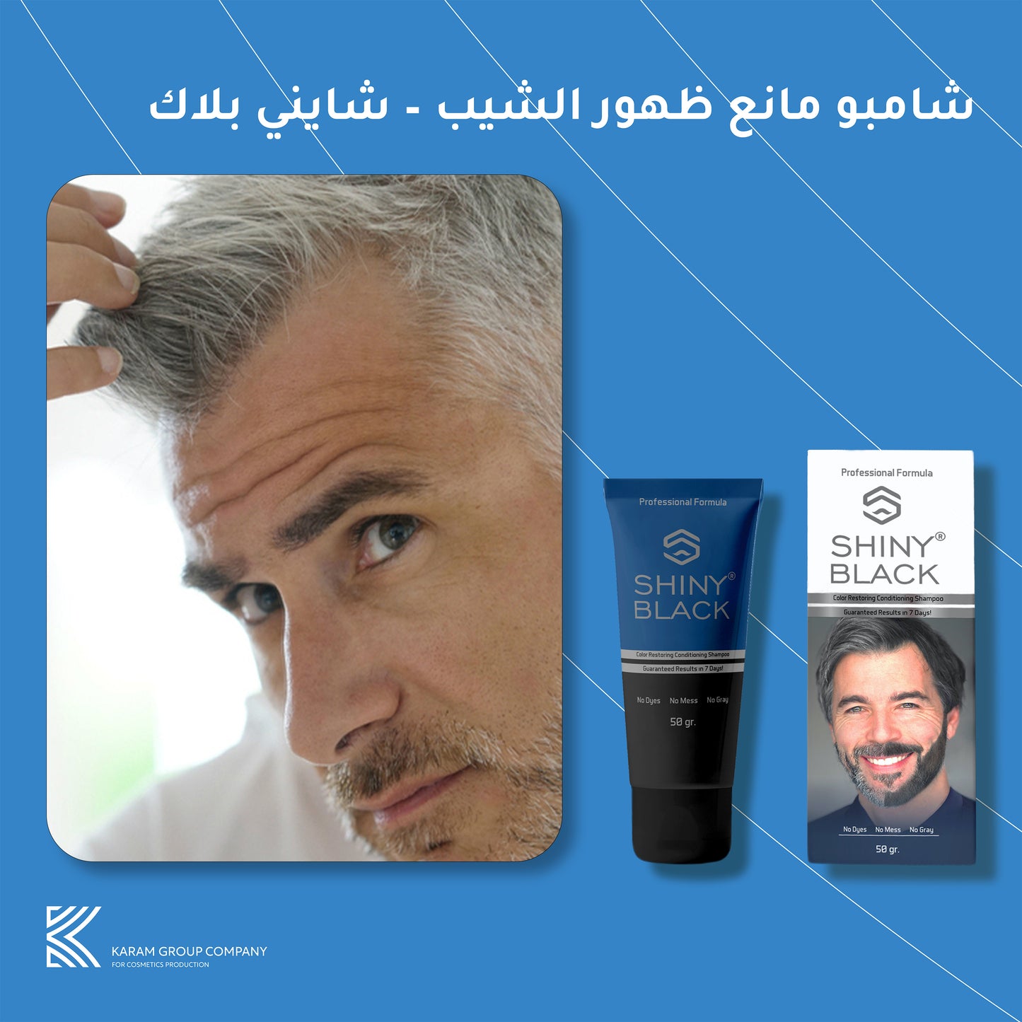 Anti-gray shampoo - Shiny Black