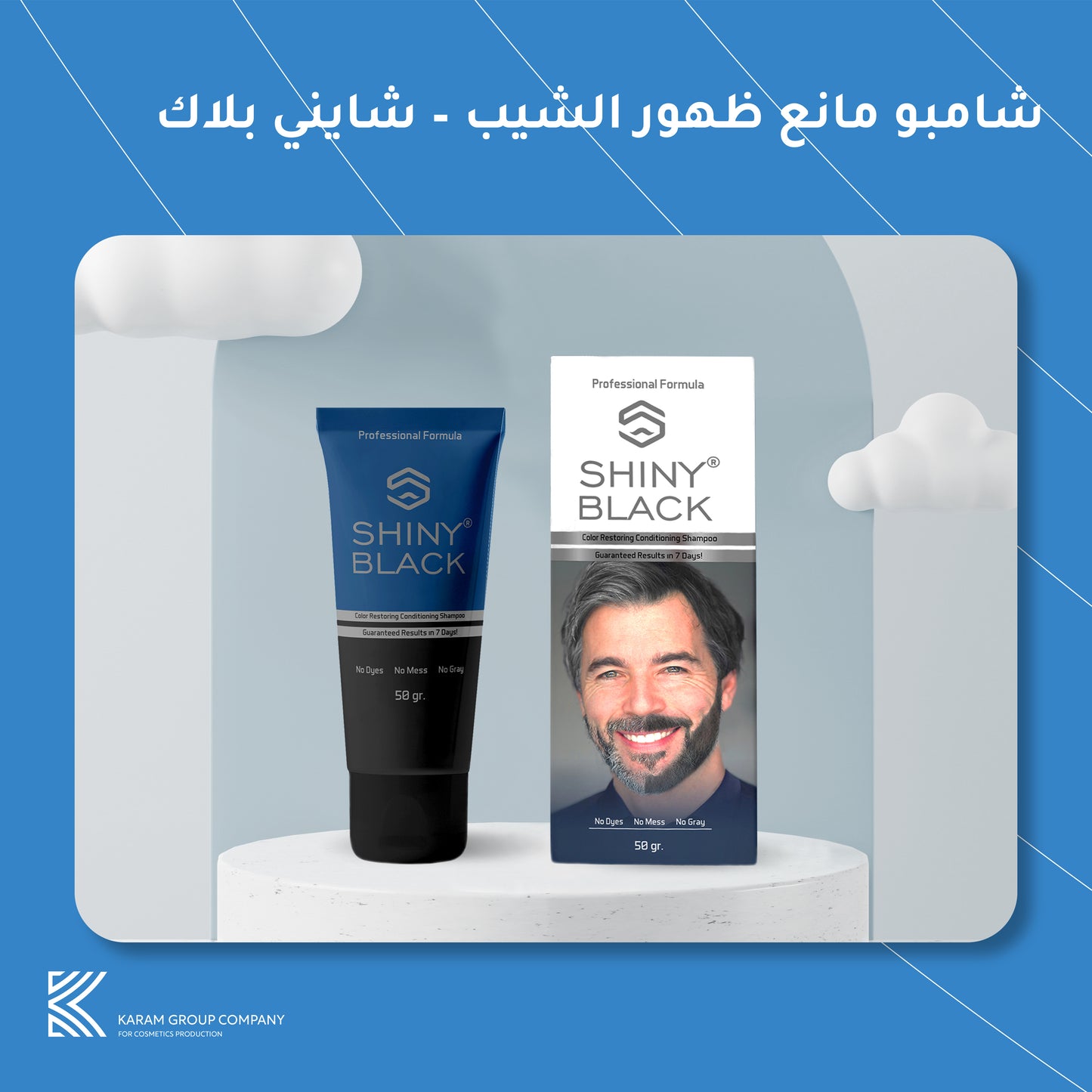 Anti-gray shampoo - Shiny Black
